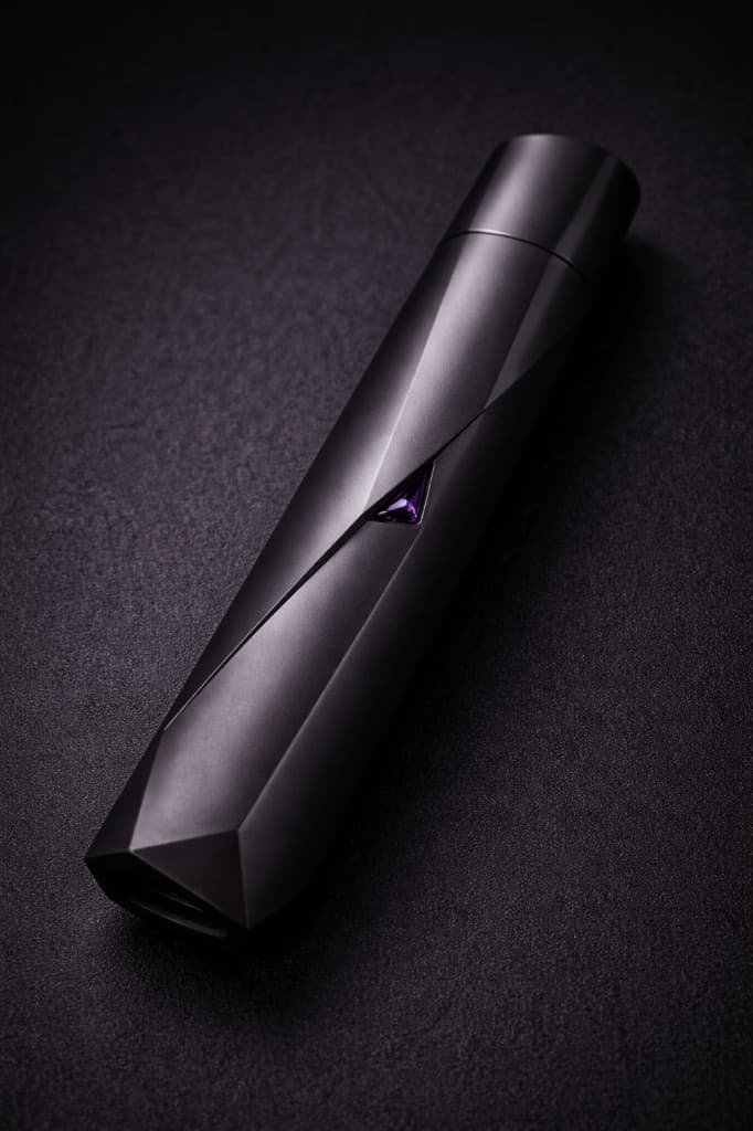 AXIS handheld device — design render, not final production hardware